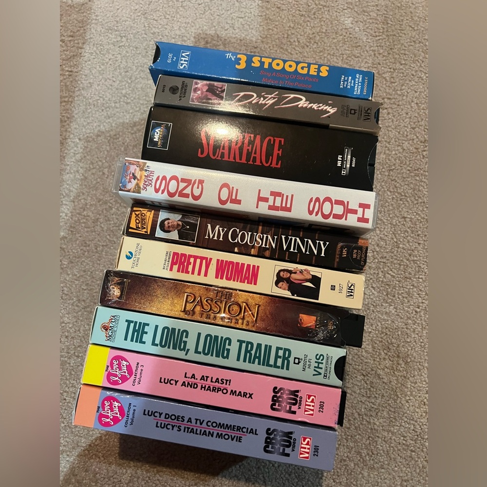Vintage VHS Movie Collection
10 piece